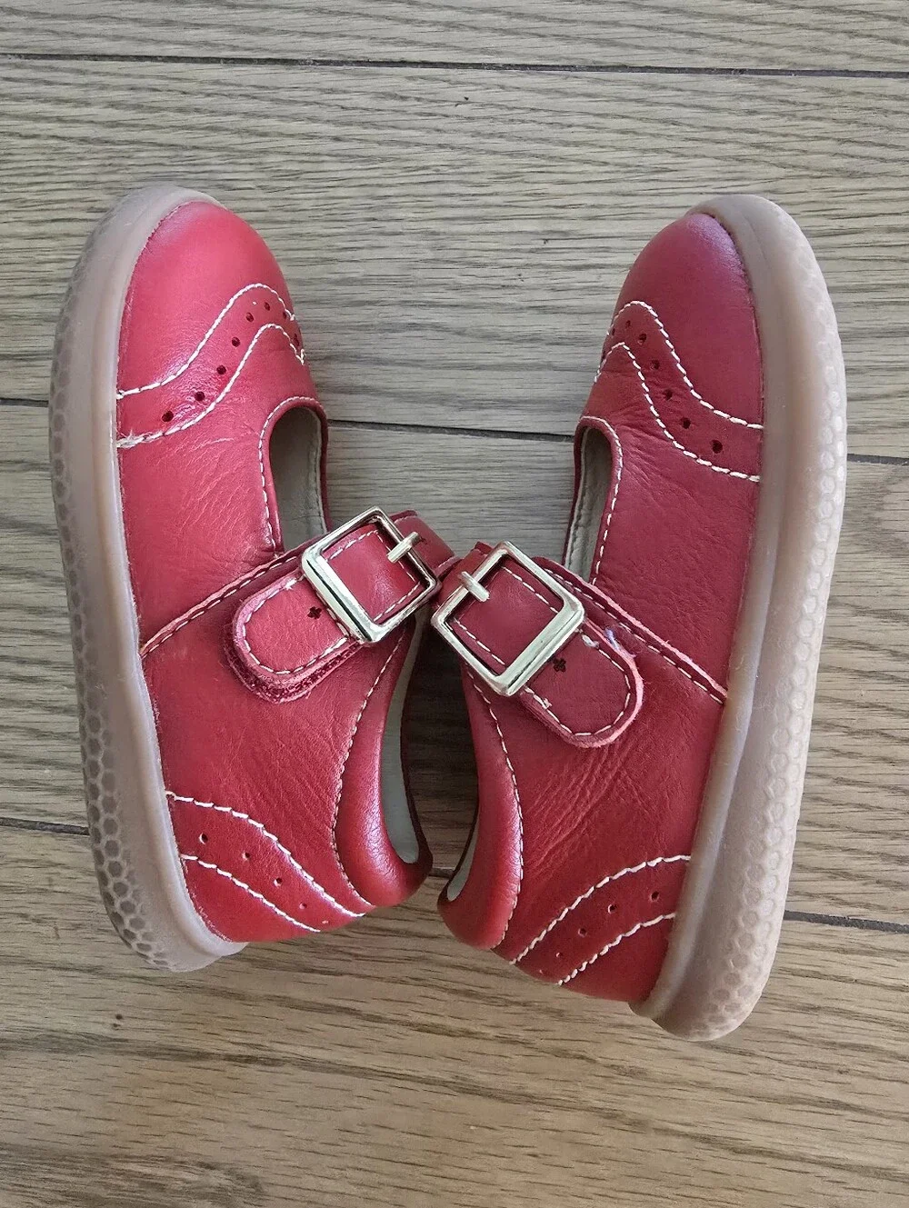 Livie & Luca Red Mary Jane Shoes 6C